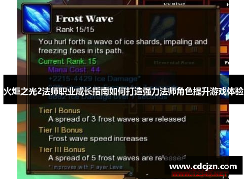 火炬之光2法师职业成长指南如何打造强力法师角色提升游戏体验